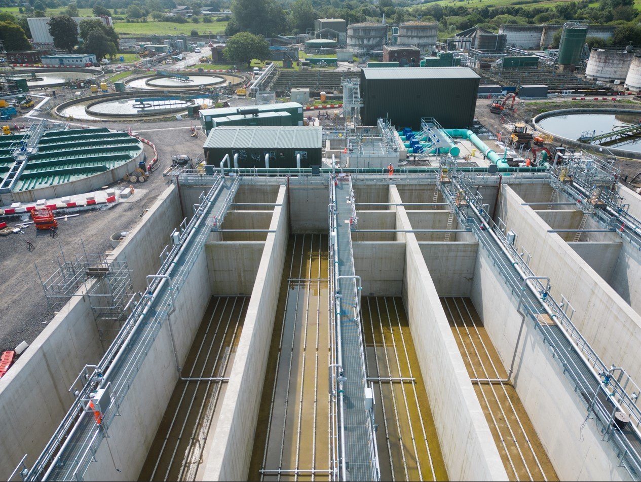 Burnley Wastewater treatment works construction